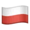 🇵🇱 波兰国旗 iPhone 上的表情符号 (iOS 8.3)