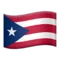 🇵🇷 Bandera: Puerto Rico emoji en iPhone (iOS 12.1)