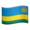 🇷🇼 Bayrak: Ruanda iPhone üzerinde emoji (iOS 17.4)