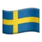 🇸🇪 Bayrak: İsveç iPhone üzerinde emoji (iOS 17.4)