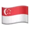 🇸🇬 झंडा: सिंगापुर iPhone पर इमोजी (iOS 9.3)