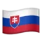 🇸🇰 Quốc kỳ: Slovakia emoji trên iPhone (iOS 11.1)