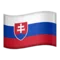 🇸🇰 Bayrak: Slovakya iPhone üzerinde emoji (iOS 17.4)
