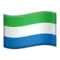 🇸🇱 Bayrak: Sierra Leone iPhone üzerinde emoji (iOS 17.4)