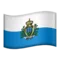 🇸🇲 דגל: סן מרינו אימוג׳י ב-iPhone (iOS 14.5)