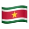 🇸🇷 国旗：苏里南 iPhone 上的表情符号 (iOS 10.3)