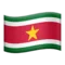 🇸🇷 Bayrak: Surinam iPhone üzerinde emoji (iOS 17.4)