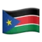 🇸🇸 Bayrak: Güney Sudan iPhone üzerinde emoji (iOS 17.4)