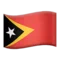 🇹🇱 国旗: 東ティモール iPhoneの絵文字