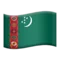 🇹🇲 Quốc kỳ: Turkmenistan emoji trên iPhone (iOS 15.4)