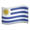 🇺🇾 Bayrak: Uruguay iPhone üzerinde emoji (iOS 17.4)