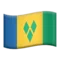 🇻🇨 Flagga: St. Vincent och Grenadinerna emoji på iPhone (iOS 9.1)