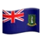 🇻🇬 Flag: British Virgin Islands emoji on iPhone (iOS 16.4)