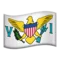 🇻🇮 Drapeau : Îles Vierges américaines emoji sur iPhone (iOS 11.3)