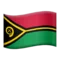 🇻🇺 Bayrak: Vanuatu iPhone üzerinde emoji (iOS 17.4)