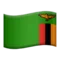 🇿🇲 Drapeau : Zambie emoji sur iPhone (iOS 11.3)