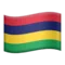 🇲🇺 Flagga: Mauritius emoji på iPhone (iOS 9.1)