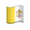 🇻🇦 Bayrak: Vatikan Şehri iPhone üzerinde emoji (iOS 17.4)