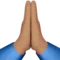 Tangan Berlipat: Ton Kulit Sederhana emoji di Apple iOS 11.1