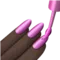 Nail Polish: Dark Skin Tone emoji on iPhone (iOS 13.1)