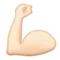 Napnuté bicepsy: světlý odstín pleti emoji na Apple iOS 9.1