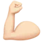 Napnuté bicepsy: světlý odstín pleti emoji na Apple iOS 12.2