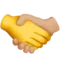 El sıkışma: Cilt tonu yok, Orta-Açık cilt tonu iPhone üzerinde emoji (iOS 17.4)