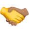 Strângere de mână: Fără ten, Ten mediu emoji pe iPhone (iOS 15.4)