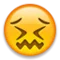 Confounded Face emoji on Apple iOS 4.0