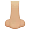 Nose: Medium-Light Skin Tone emoji on iPhone