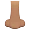 Nose: Medium Skin Tone emoji on iPhone