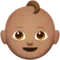 Baby: Medium Skin Tone emoji on Apple iOS 10.0