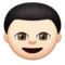 Boy: Light Skin Tone emoji on Apple iOS 9.1