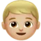 Ragazzo: carnagione medio-chiara emoji su Apple iOS 10.0