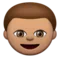 Boy: Medium Skin Tone emoji on Apple iOS 9.3