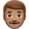 Man: Medium Skin Tone emoji on Apple iOS 10.0