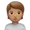 Persona fent morros: To de pell mitjà emoji a Apple iOS 17.4