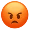 Enraged Face emoji on Apple iOS 10.3