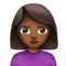 orang mencebik: ton kulit sederhana gelap emoji di Apple iOS 11.2
