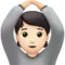 Orang yang memberi isyarat OK: Warna Kulit Terang emoji di iPhone (iOS 14.5)