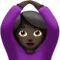 Person Gesturing OK: Dark Skin Tone emoji on iPhone (iOS 13.1)