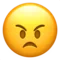 Cara enfadada emoji a Apple iOS 13.2
