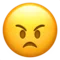 Angry Face emoji on iPhone