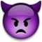 Angry Face with Horns emoji on Apple iOS 5.0