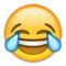 Face with Tears of Joy emoji on Apple iOS 9.0
