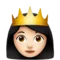 Princess: Light Skin Tone emoji on Apple iOS 17.4