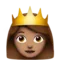 Princess: Medium Skin Tone emoji on Apple iOS 14.5