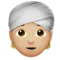 Person Wearing Turban: Medium-Light Skin Tone emoji on Apple iOS 17.4