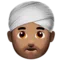 Person Wearing Turban: Medium Skin Tone emoji on Apple iOS 10.0