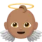 Μωρό Άγγελος: Μεσαίος Τόνος Δέρματος emoji στο iPhone (iOS 10.0)